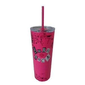 MEAN GIRLS x Dragon Glassware 24 oz Vacuum Insulated Tumbler + Lid & Straw NWOB
